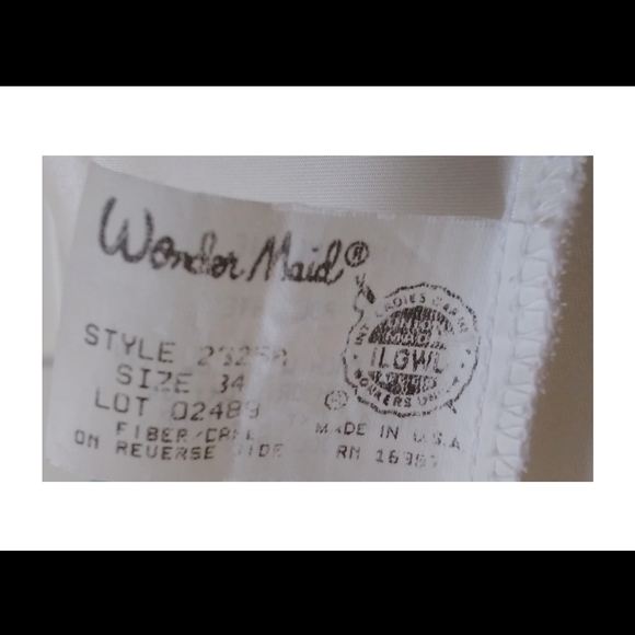 Vintage Wonder Maid Fine Lingerie Polyester Satin Slip - Picture 10 of 11